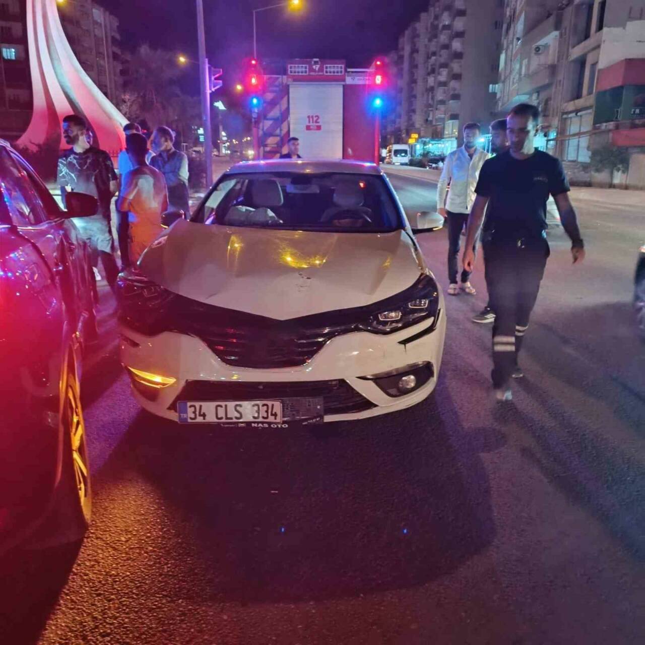 Mardin’de otomobillerin çarpıştığı kazada maddi hasar meydana geldi