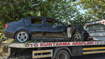Batman'da Bayraklı köyü mevkiinde meydana gelen trafik kazasında, kontrolden çıkan