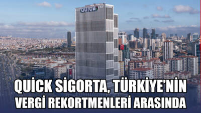 Quick Sigorta, 2 milyar 292 milyon TL’yi aşan kurumlar vergisi