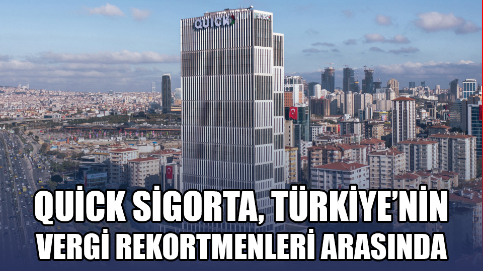 Quick Sigorta, 2 milyar 292 milyon TL’yi aşan kurumlar vergisi