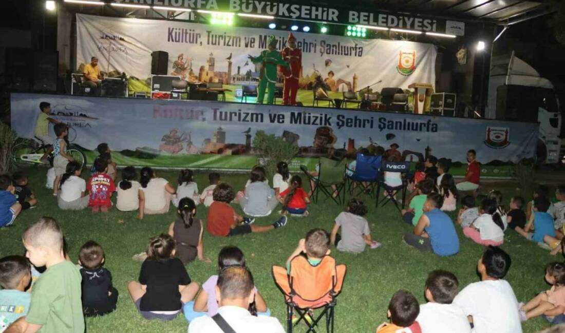 Şanlıurfa Büyükşehir Belediyesi tarafından yaz boyunca kentin farklı noktalarında sürdürülen