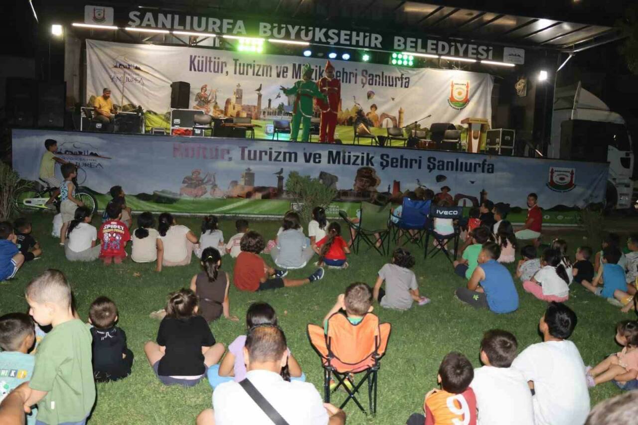 Şanlıurfa Büyükşehir Belediyesi tarafından yaz boyunca kentin farklı noktalarında sürdürülen