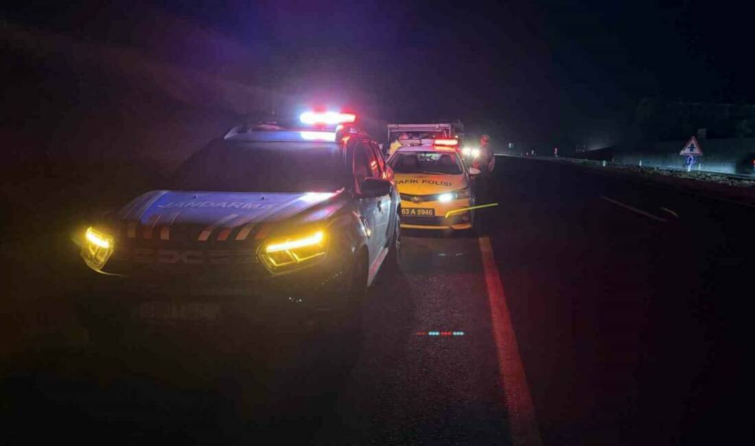 Şanlıurfa’nın Siverek ilçesinde meydana gelen trafik kazasında tırın kamyonete arkadan