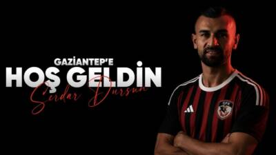 Gaziantep Futbol Kulübü, Kocaelispor'dan milli futbolcu Serdar Dursun ile 1