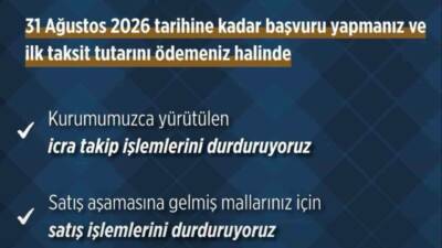 Sosyal Güvenlik Kurumu’nun tecillerinde 31 Ağustos 2026’ya kadar geçerli kolaylıklarda