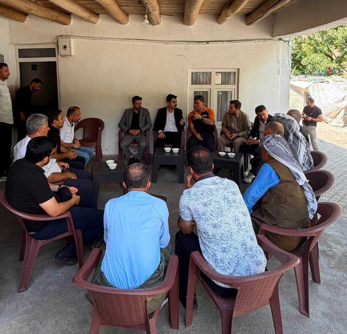 Şırnak’ın Beytüşşebap ilçesinde heyelan ve kaya düşmesi riskine karşı AFAD