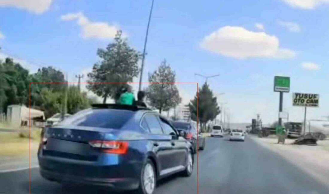 Diyarbakır’da önceki gün makas atarak ilerleyip trafiği tehlikeye atan sürücüye