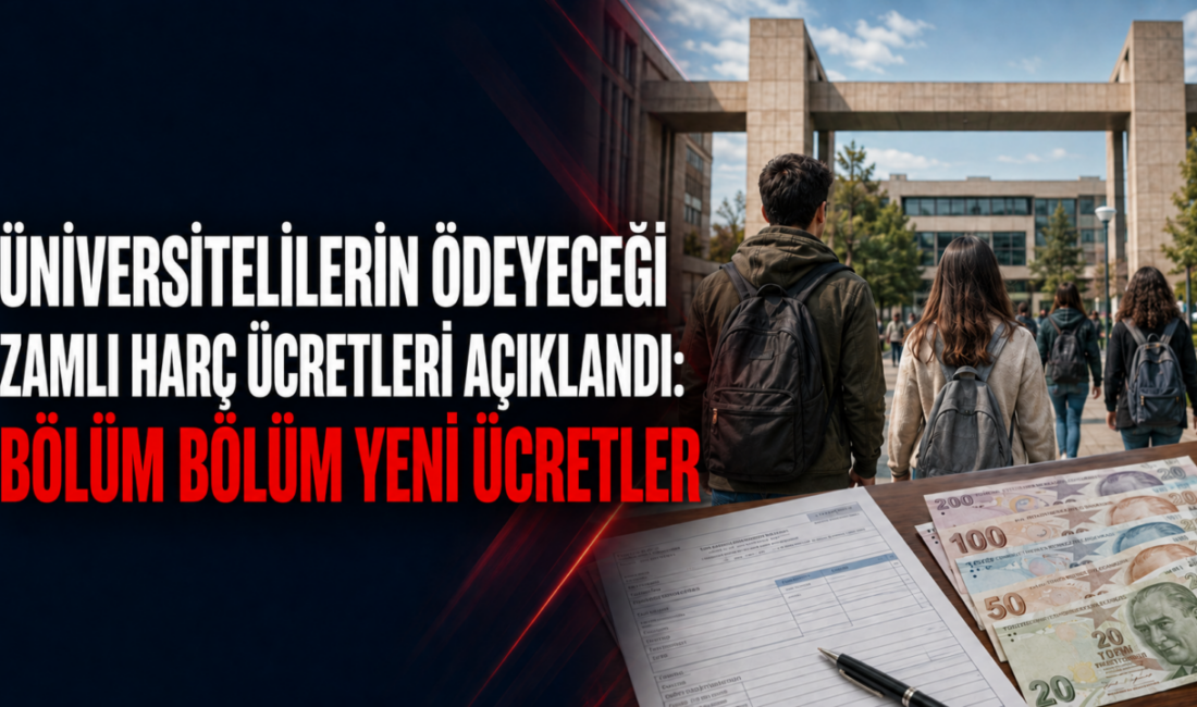 2026-2027 akademik yılında uygulanacak üniversite katkı payları ve öğrenim ücretleri