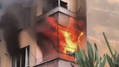 Gaziantep'te bir apartman dairesinde çıkan yangında 91 yaşındaki Fadile Öztetaci