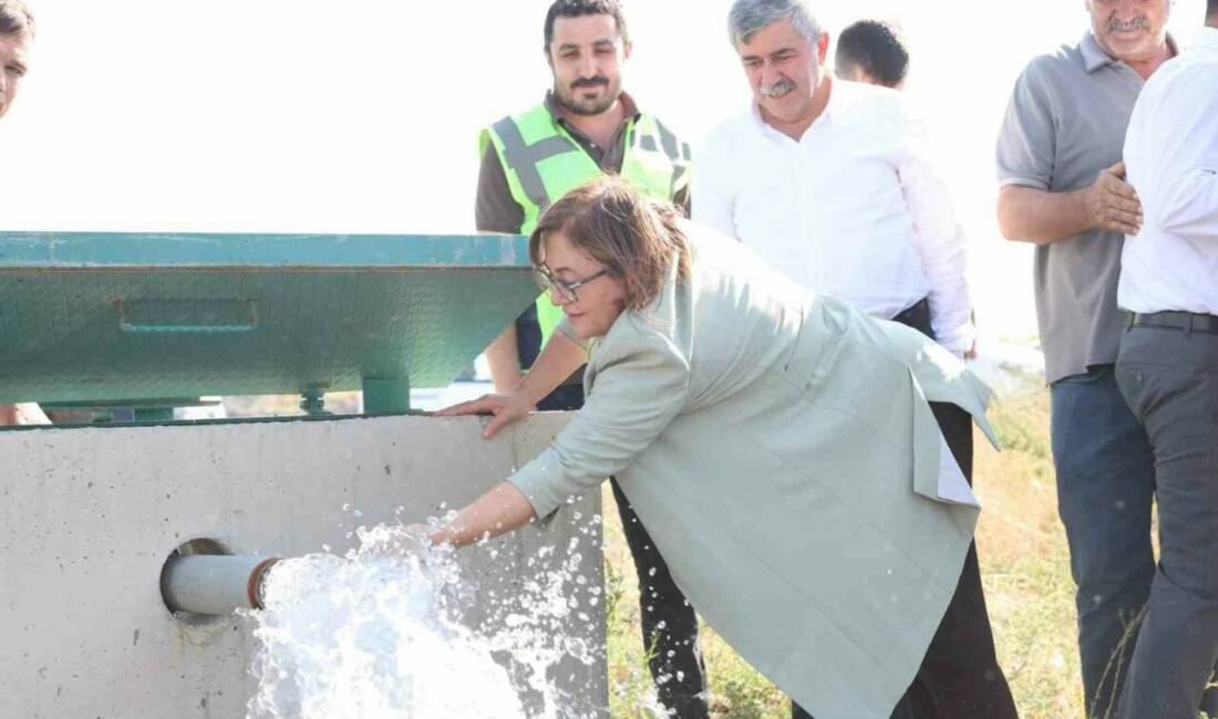 Gaziantep Büyükşehir Belediye Başkanı Fatma Şahin, Kılavuzlu Barajı Sulama Projesi’nin