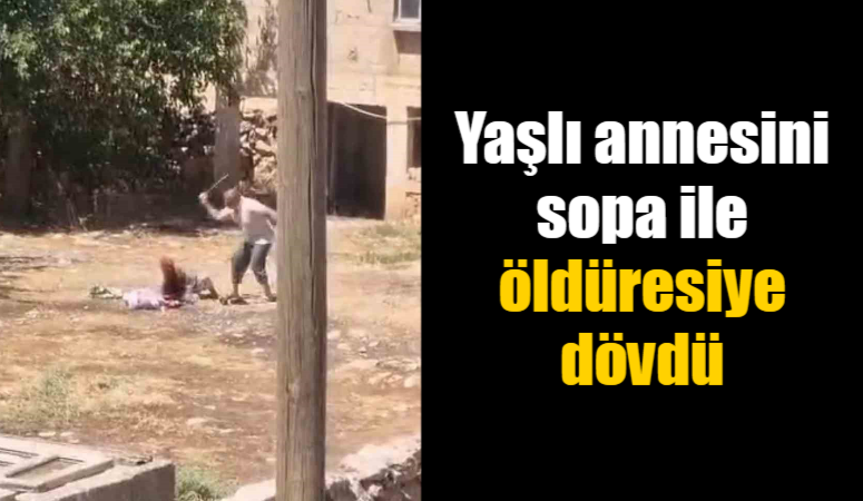 Yaşlı annesini sopa ile öldüresiye dövdü Şanlıurfa’nın Bozova ilçesinde 85 yaşındaki kadının oğlu tarafından sopa ile