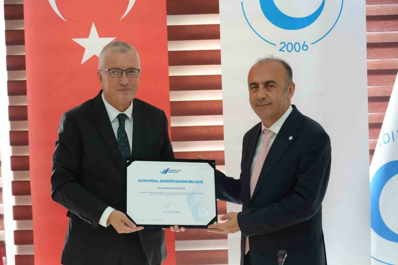 Adıyaman Üniversitesi, Kurumsal Akreditasyon Programı kapsamında iki yıl süreyle şartlı